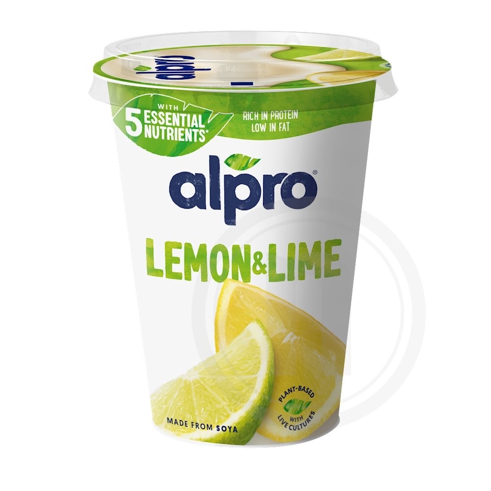 Alpro soyaprodukt med citron og lime