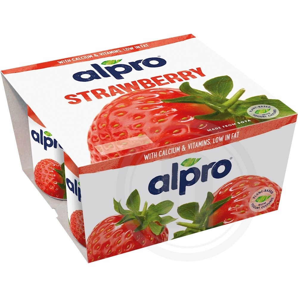 Alpro Soyaprodukt med Jordbær