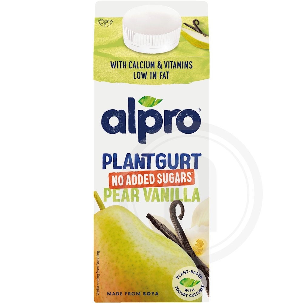 Soyaprodukt m. pære og vanilje