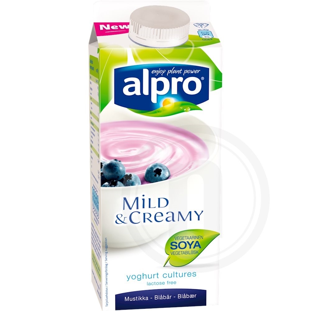 Soyayoghurt m. blåbær
