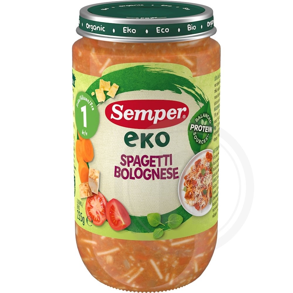 Spaghetti bolognese øko.