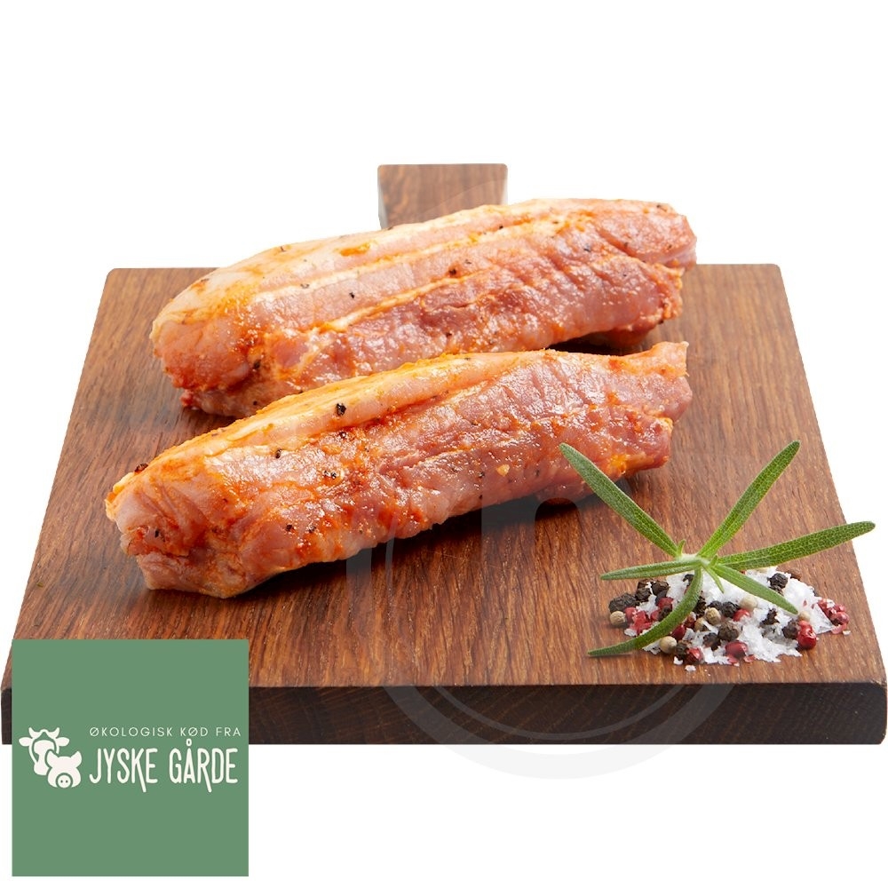 Spareribs m. marinade øko.