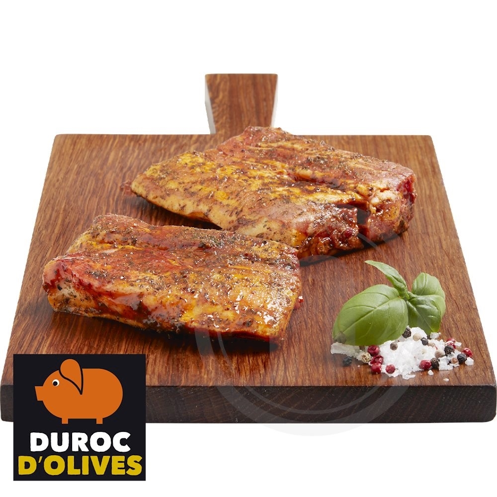 DUROC D'OLIVES Spareribs med Marinade 375 g