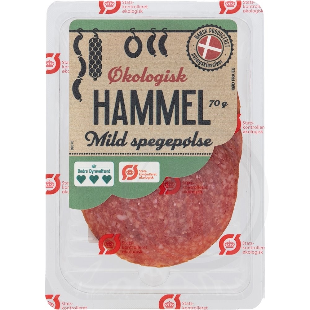 Hammel Spegepølse øko. mild