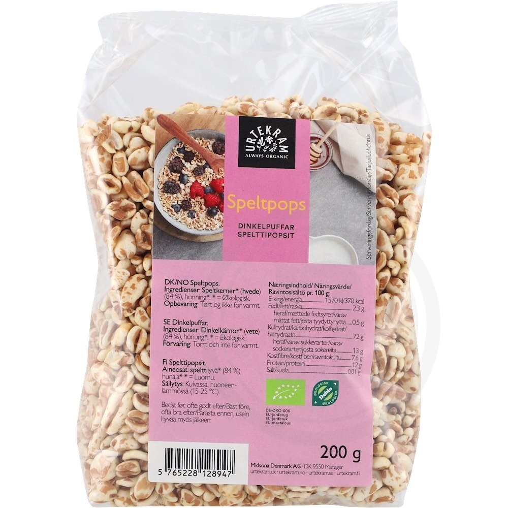 Urtekram Speltpops Øko.