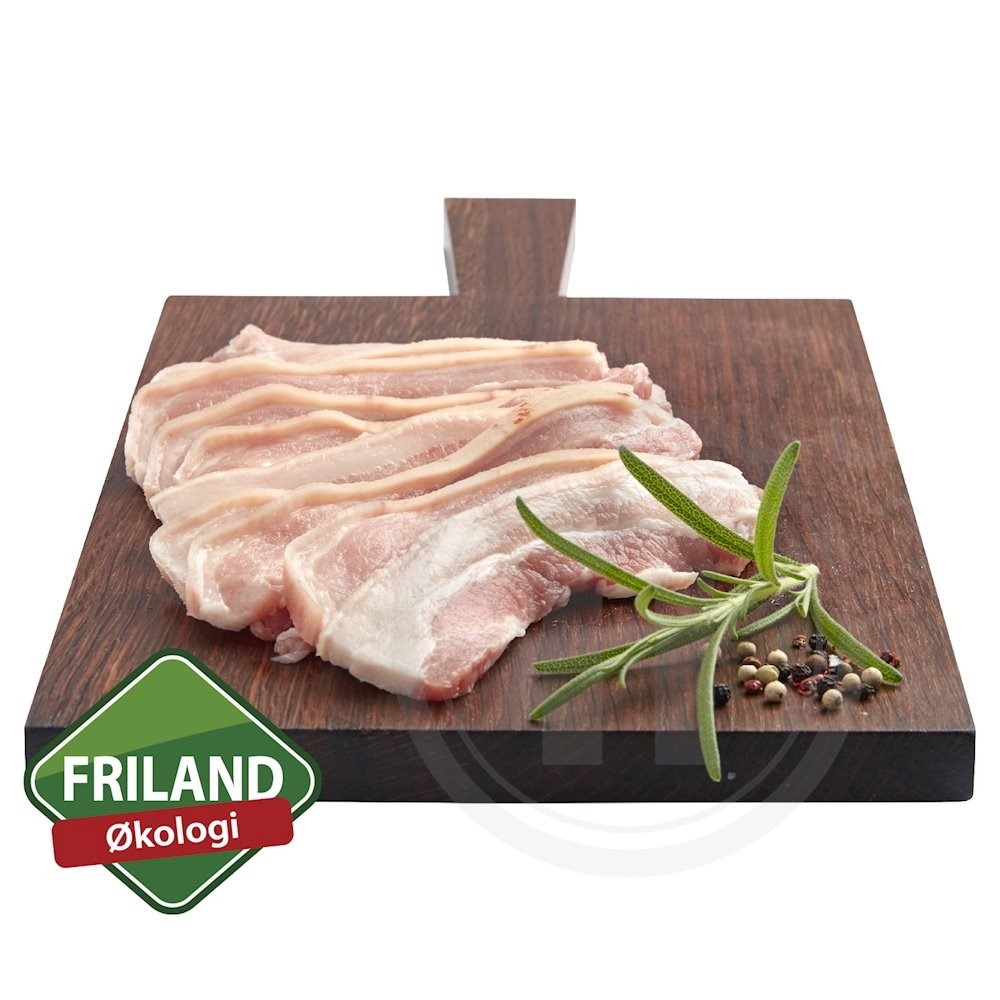 Friland Stegeflæsk i skiver Øko 400 g