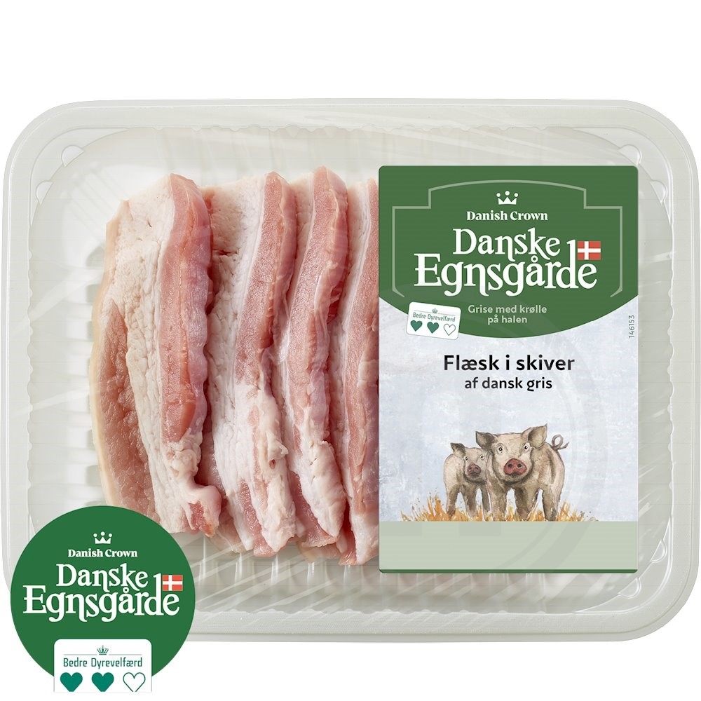 Danske Egnsgårde Stegeflæsk i Skiver 500 g