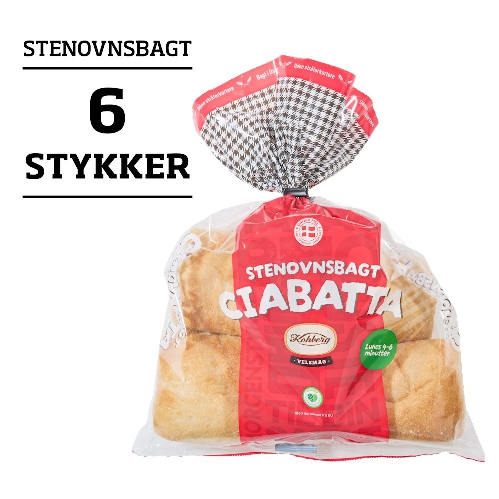 Kohberg Stenovnsbagte Ciabatta .