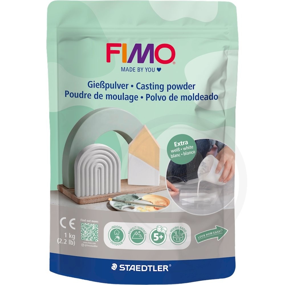 STAEDTLER FIMO Støbepulver Hvid