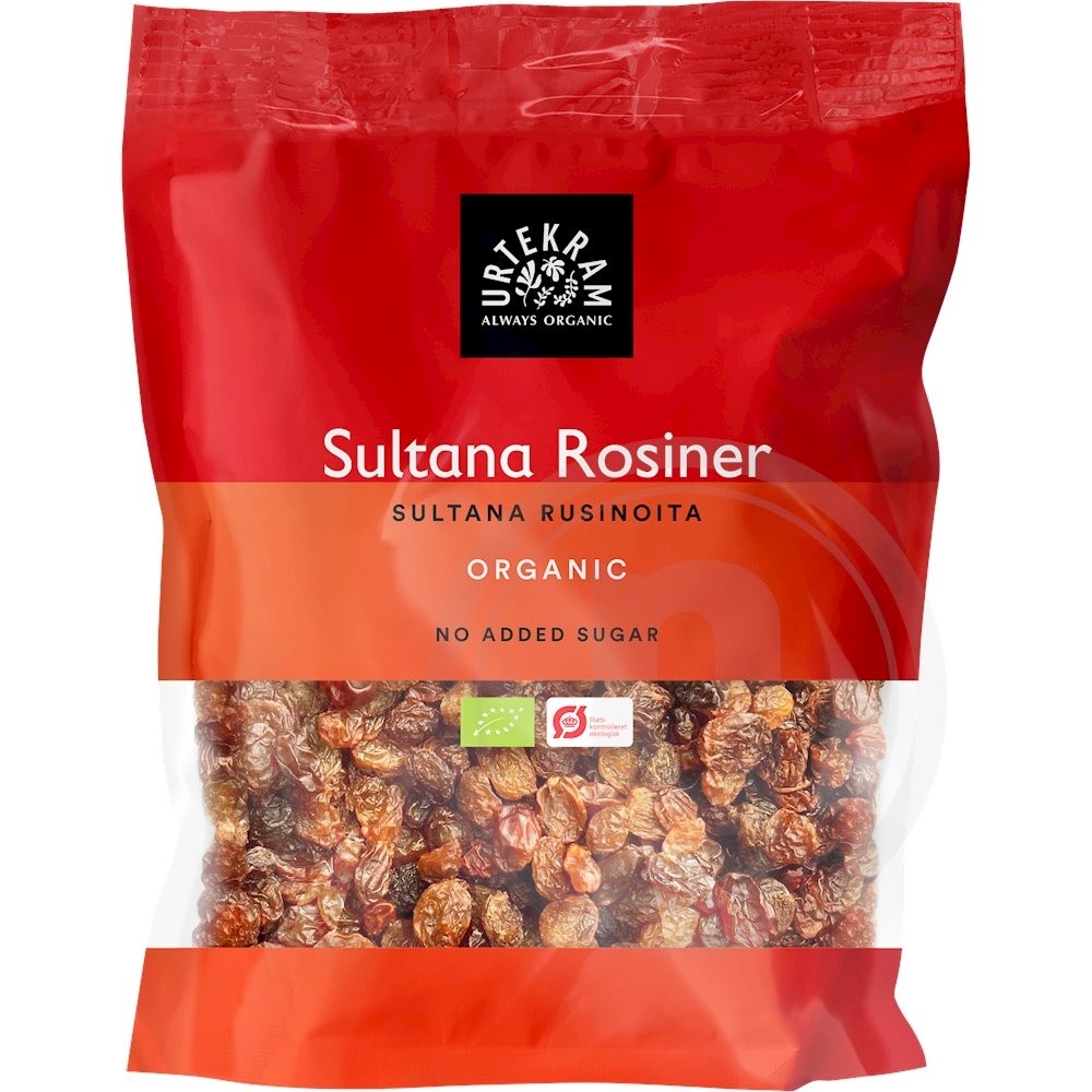 Urtekram Sultanas rosiner øko.