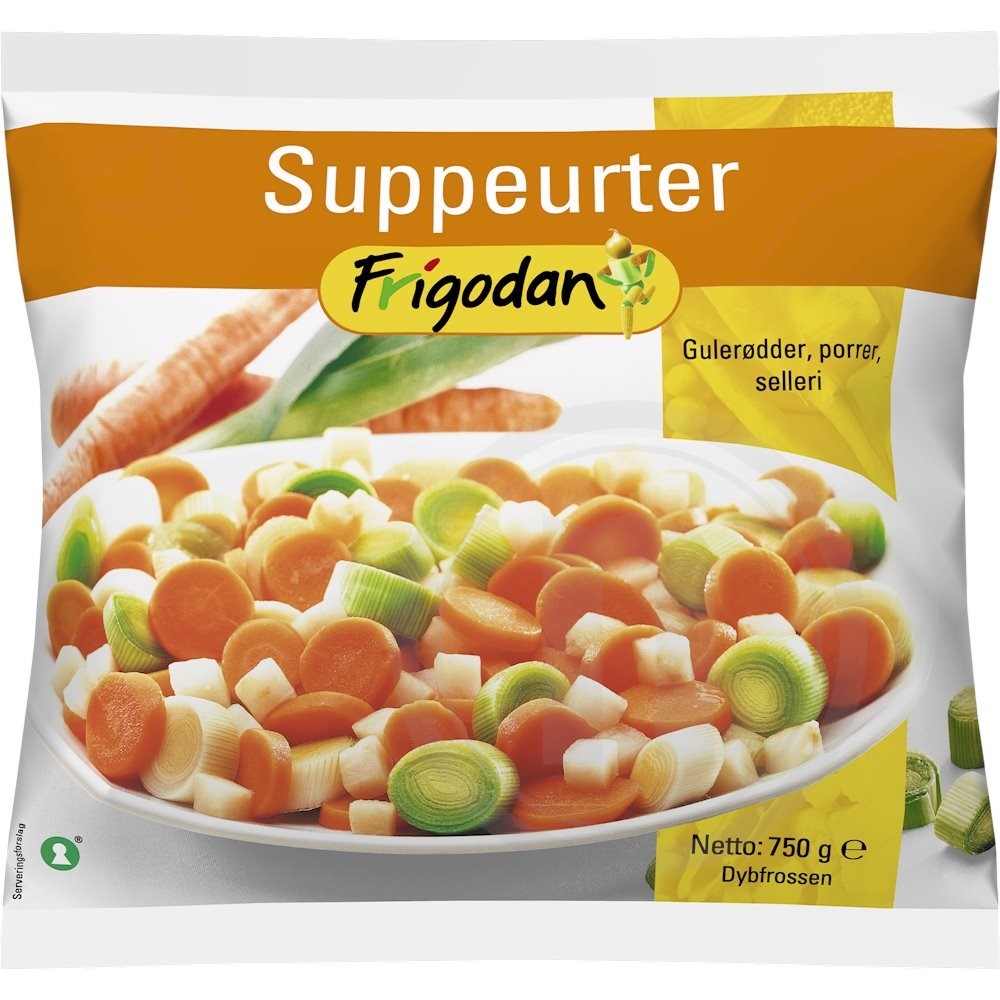 Frigodan Suppeurter blandede