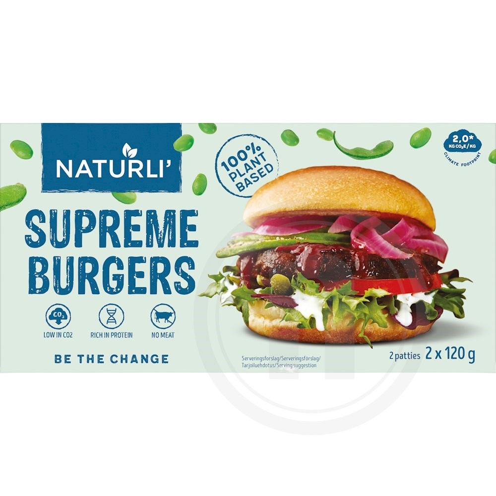 Naturli Supreme Burger Vegansk .