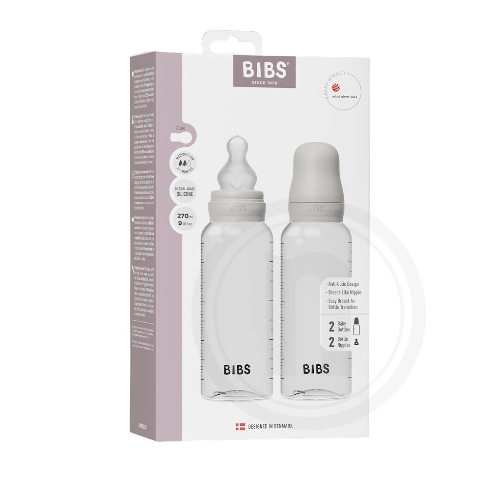 BIBS Sutteflaske 270 ml 2 stk
