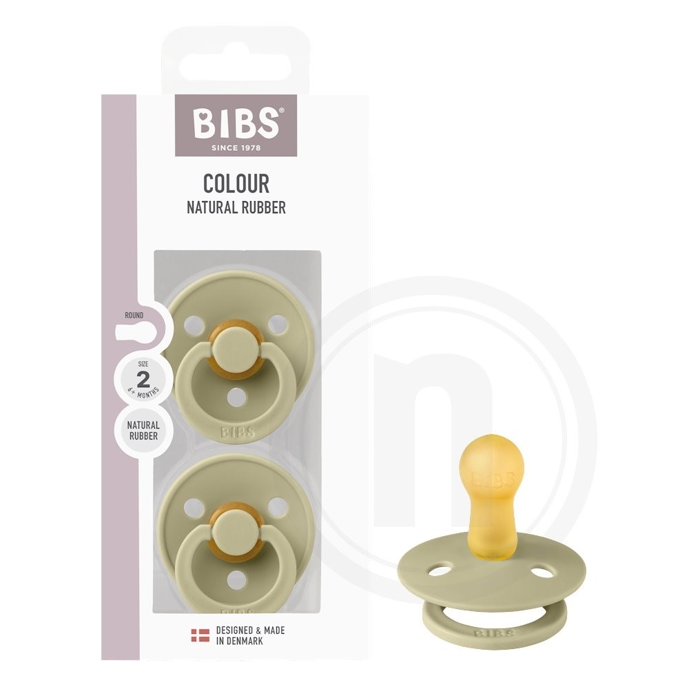 BIBS Sutter 6-18 mdr Silikone Khaki 2 stk