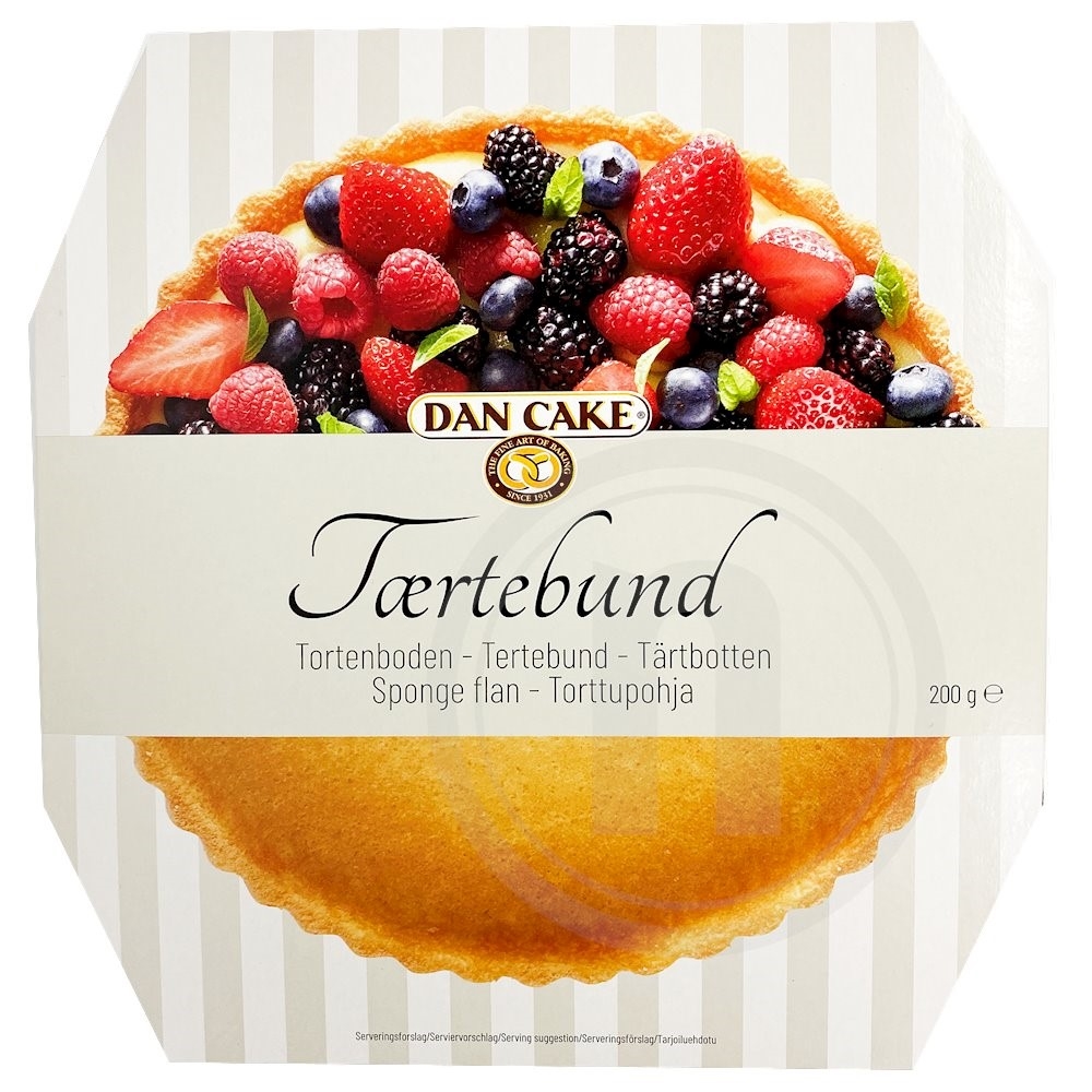 Tærtebund m. kant