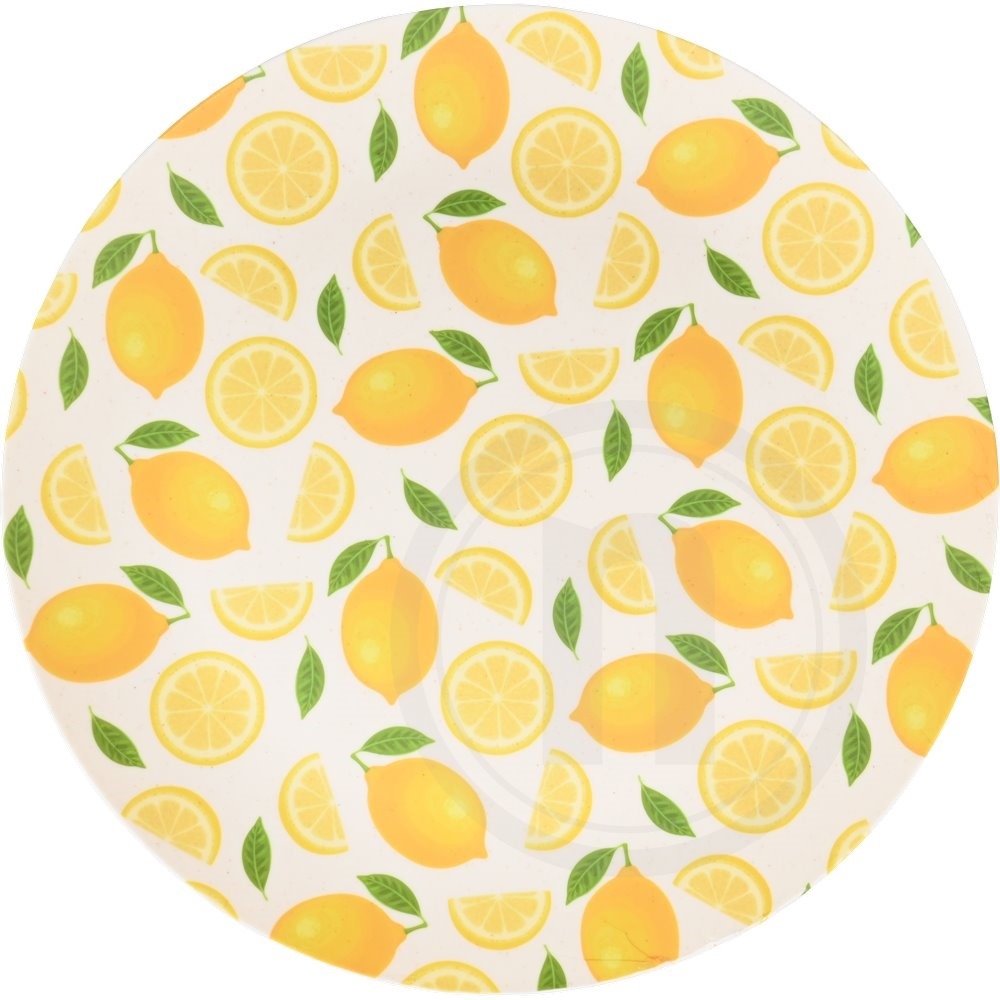 Tallerken m. citrusfrugt