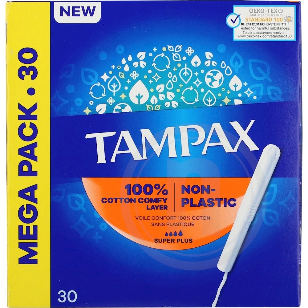 Tampon (superplus) fra Tampax Leveret med