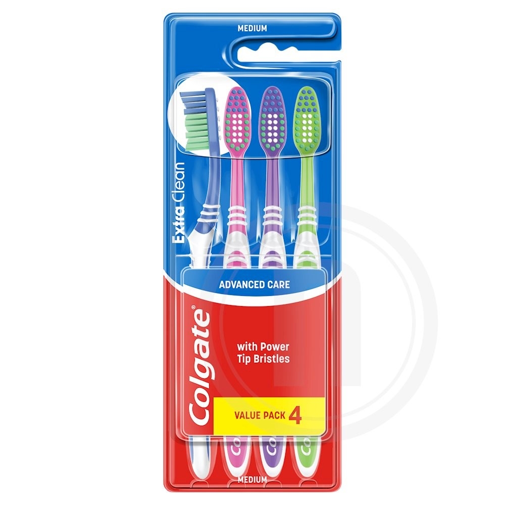 Colgate Extra Clean Tandbørste Medium