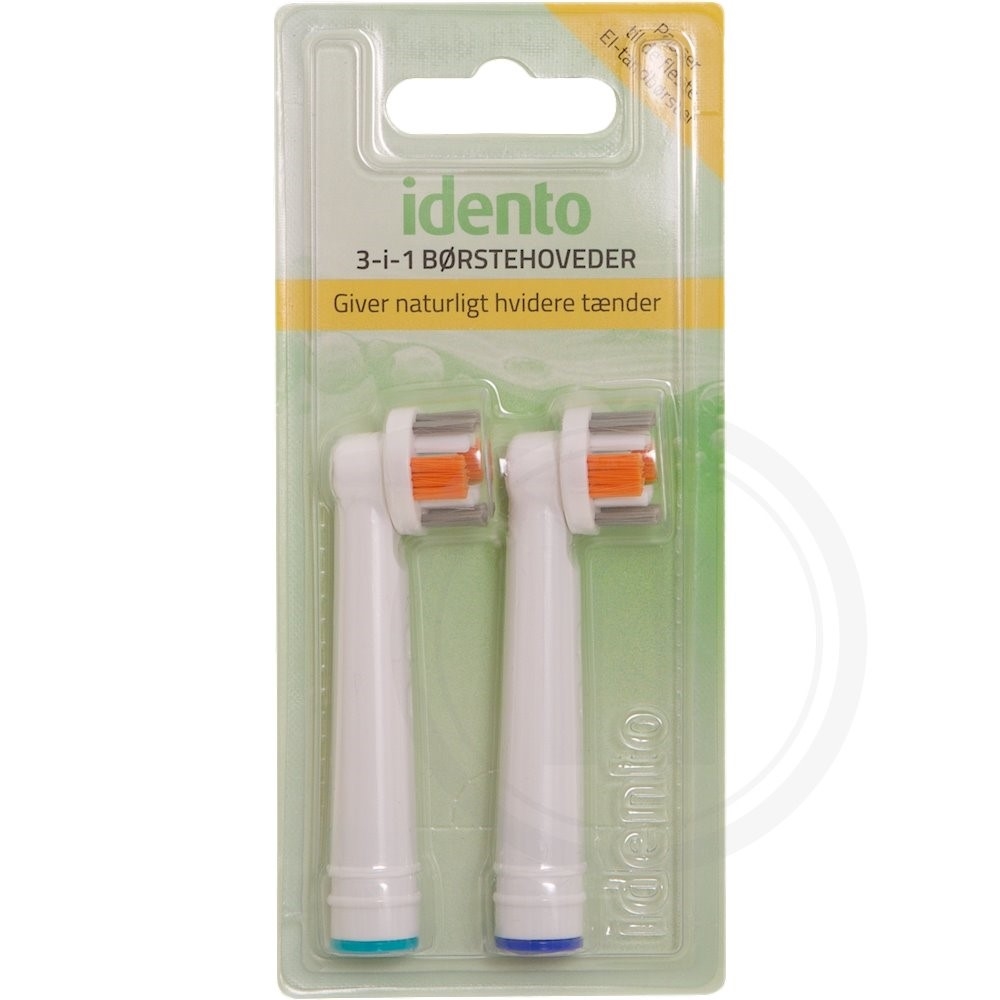Idento Tandbørstehoved 3-i-1