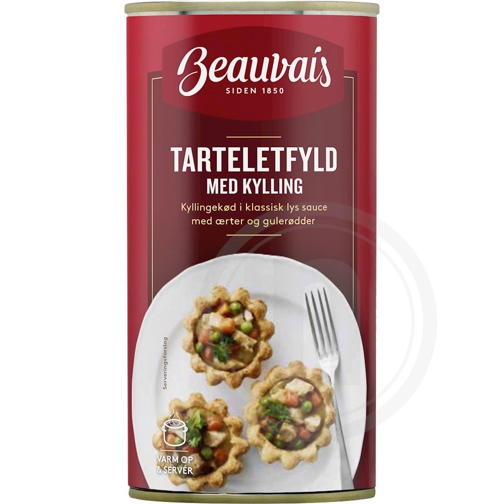 Tarteletfyld m. kylling