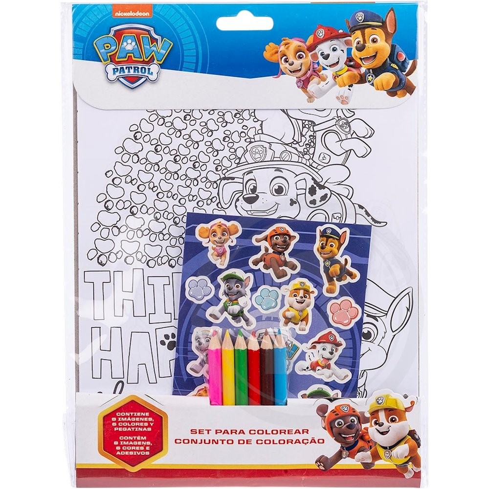 Tegnesæt med Paw Patrol 1 sæt