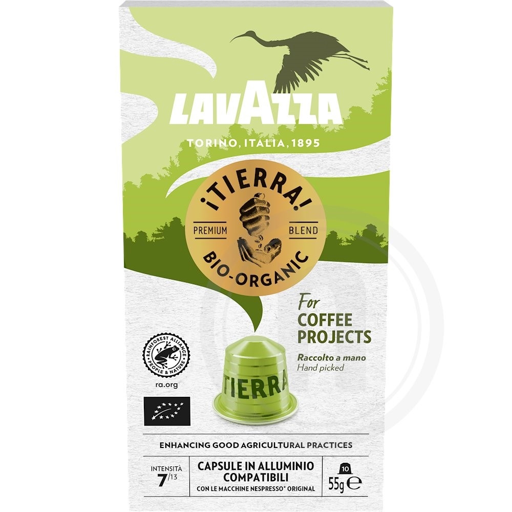 Lavazza Tierra Planet Ø kaffe kapsler