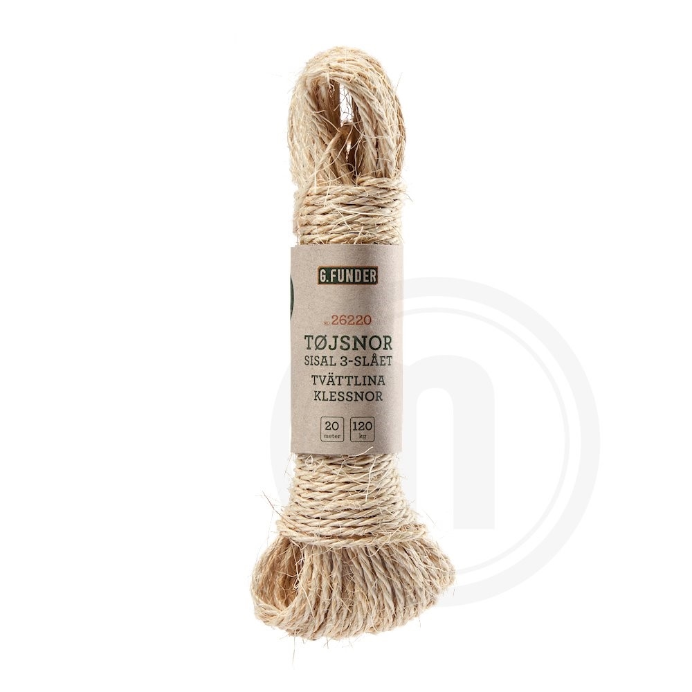 Tøjsnor (sisal)