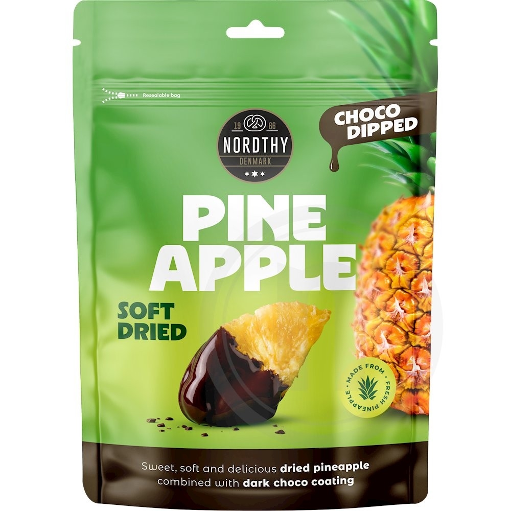 Nordthy Tørrede Ananas Med Chokolade
