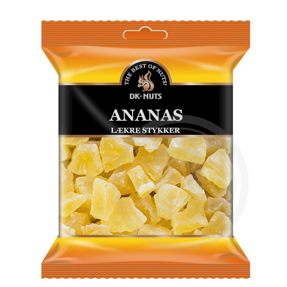 DK Nuts Tørrede ananas