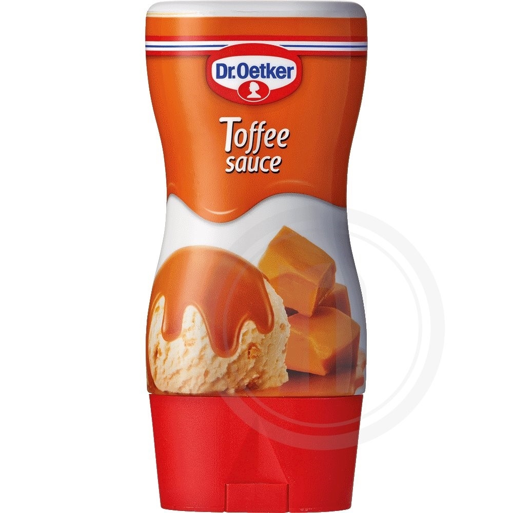 Toffeesauce fra Dr. Oetker Leveret med