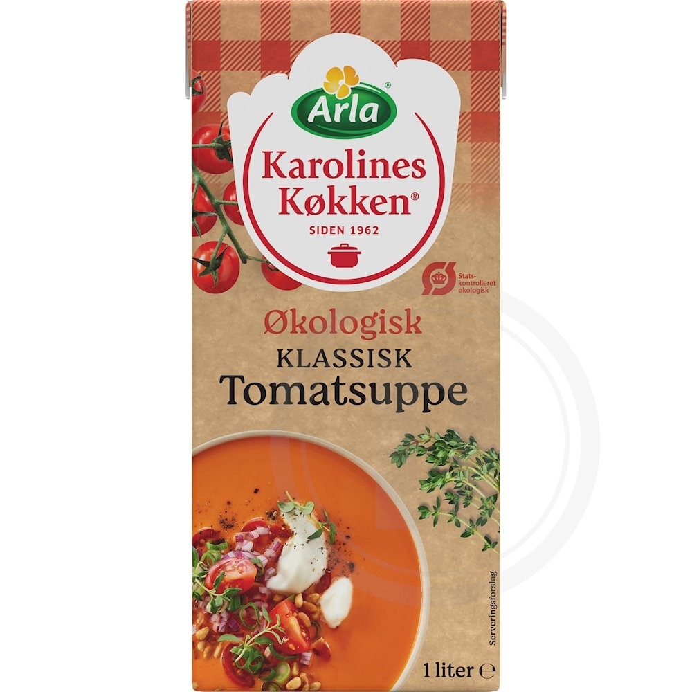 Arla Karolines Køkken Tomatsuppe Øko