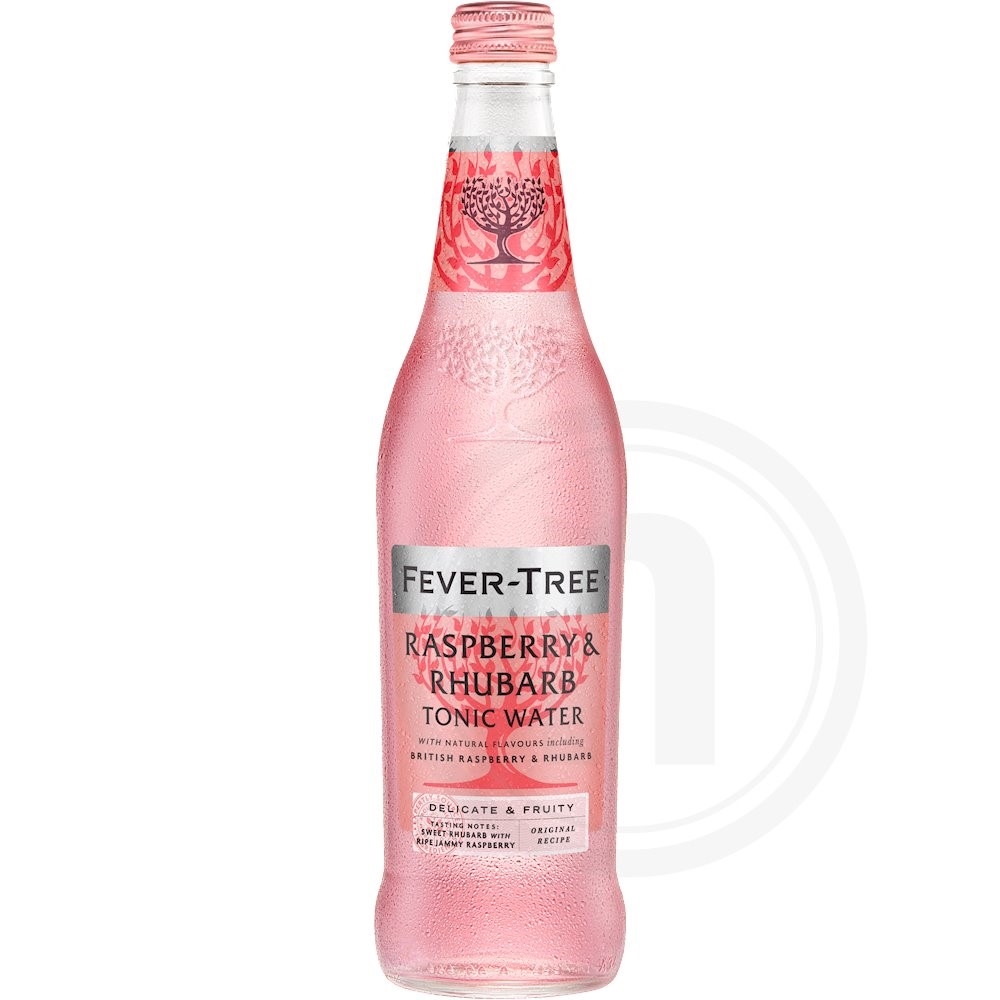Tonic m. hindbær og rabarber