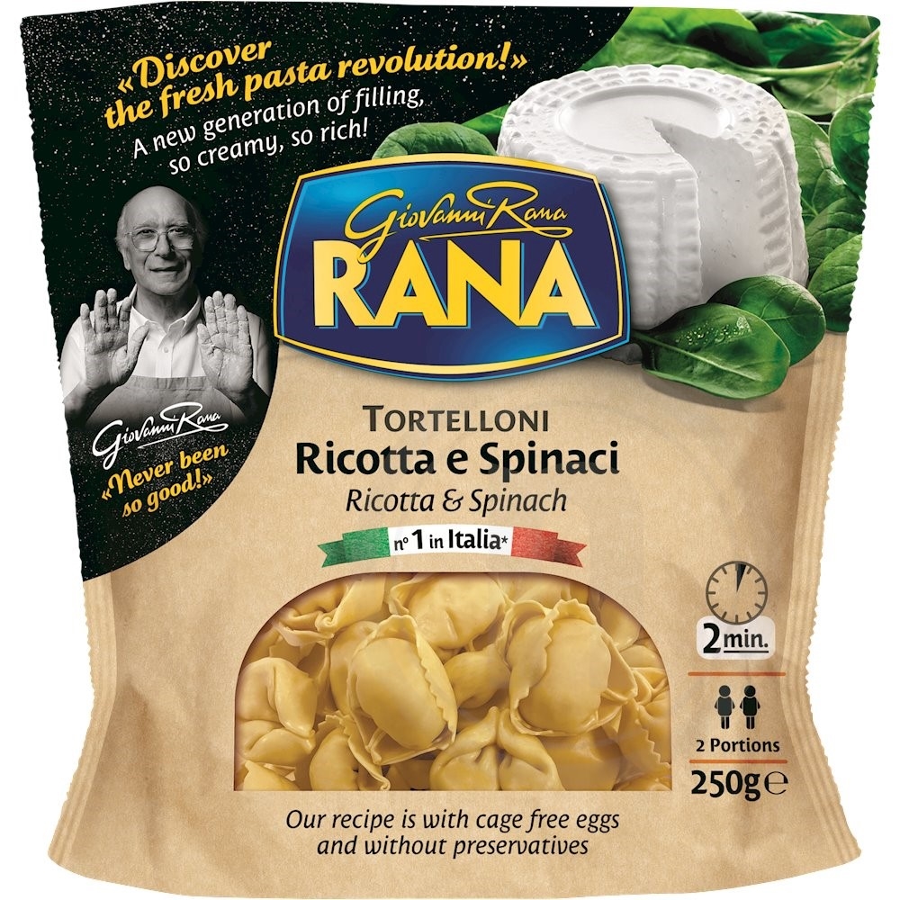 Tortellini m. ricotta (frisk)