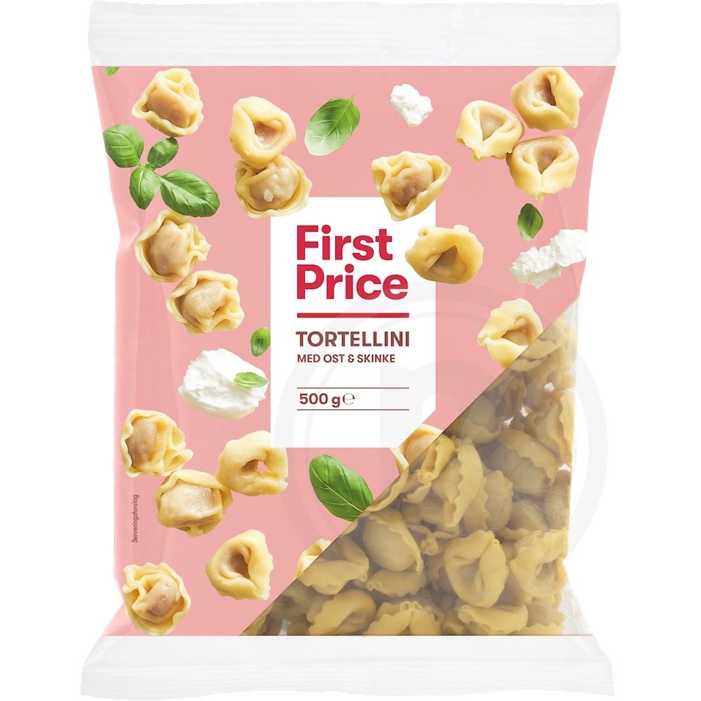 Tortellini m. skinke (frisk)