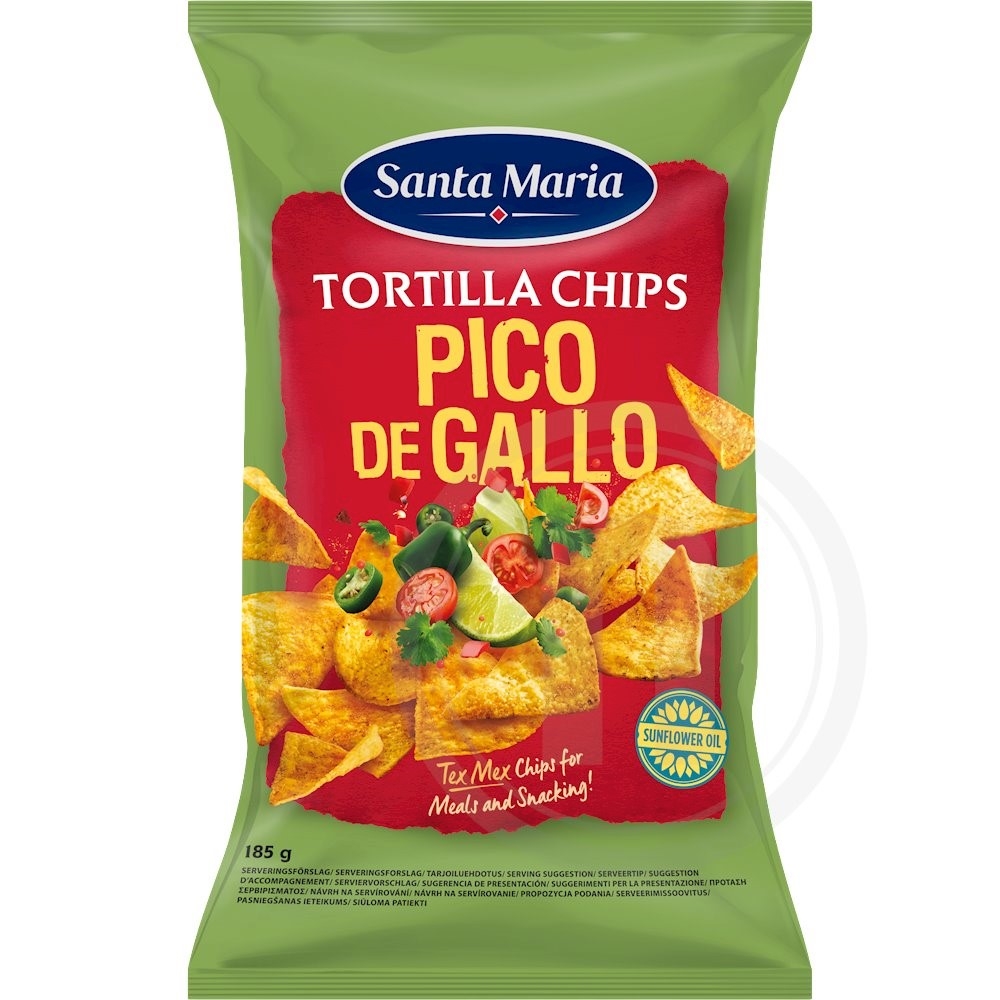 Tortilla chips pico de gallo