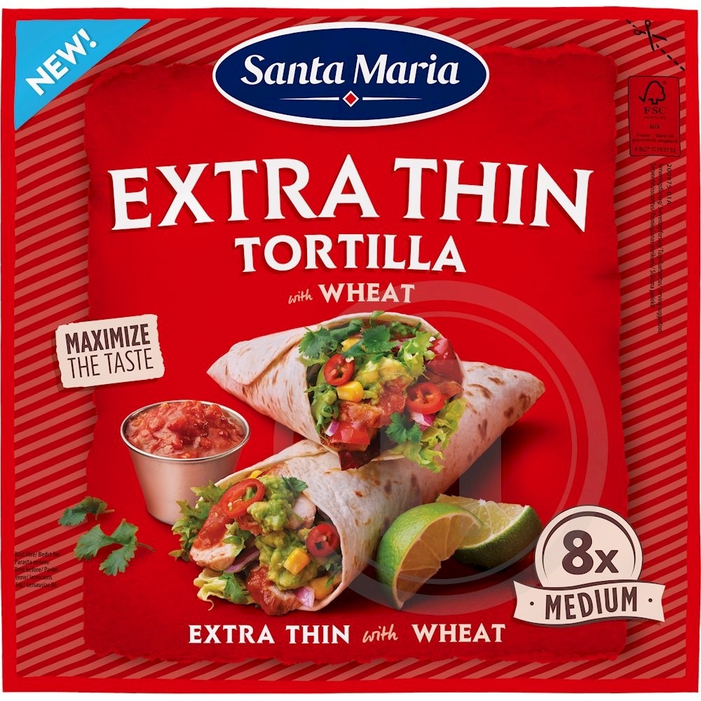 Tortilla (ekstra tynde)