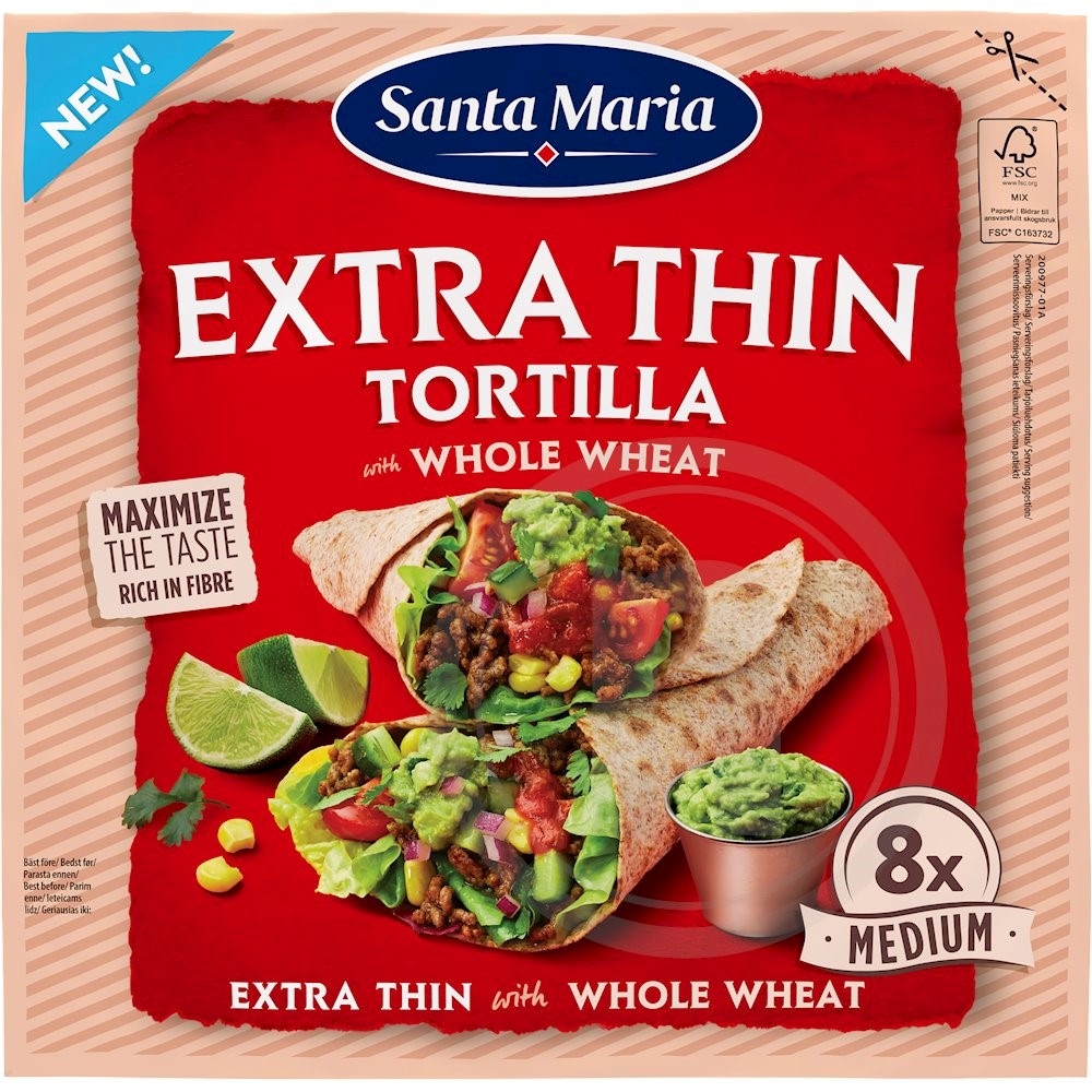 Tortilla fuldkorn
