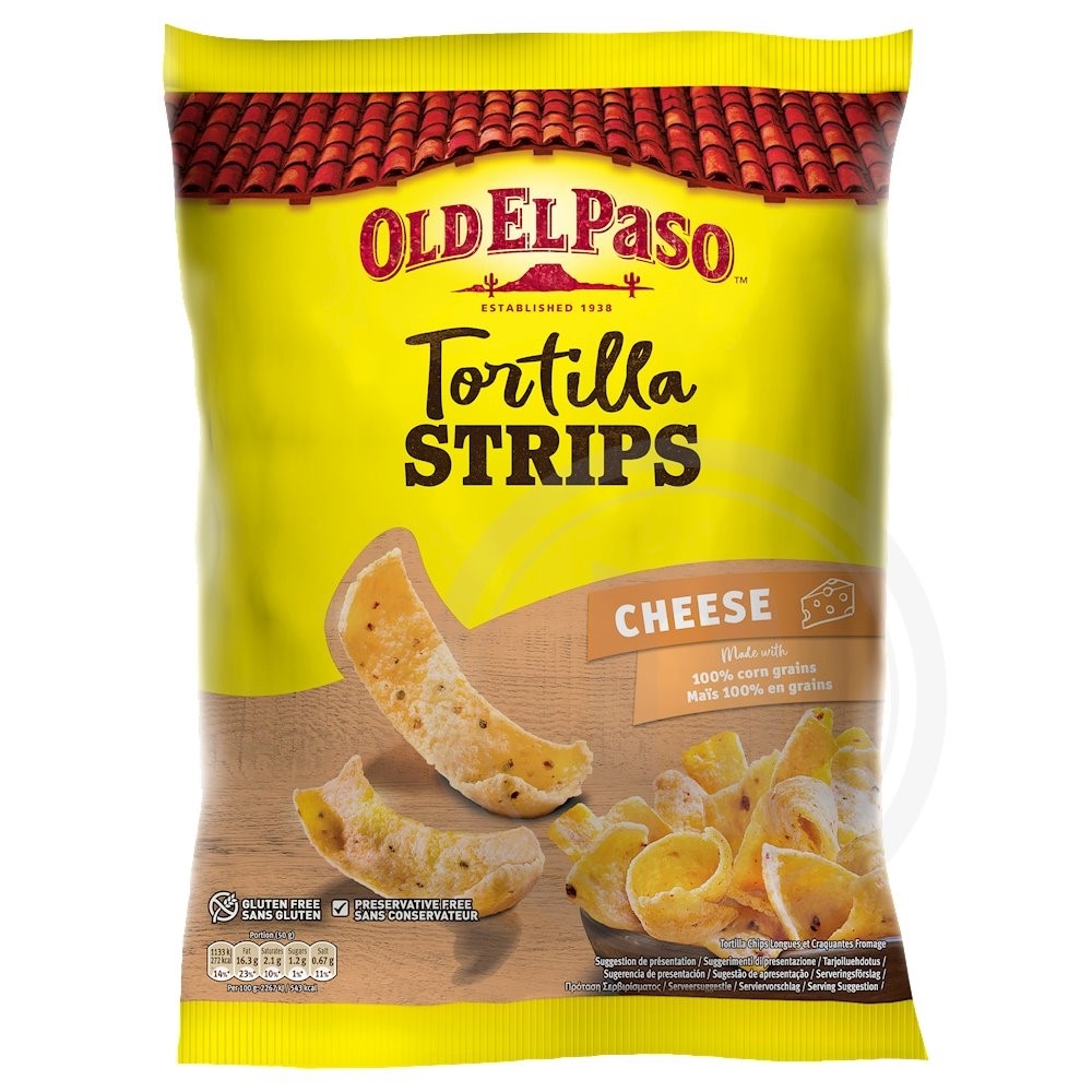 Tortilla strips m. ost