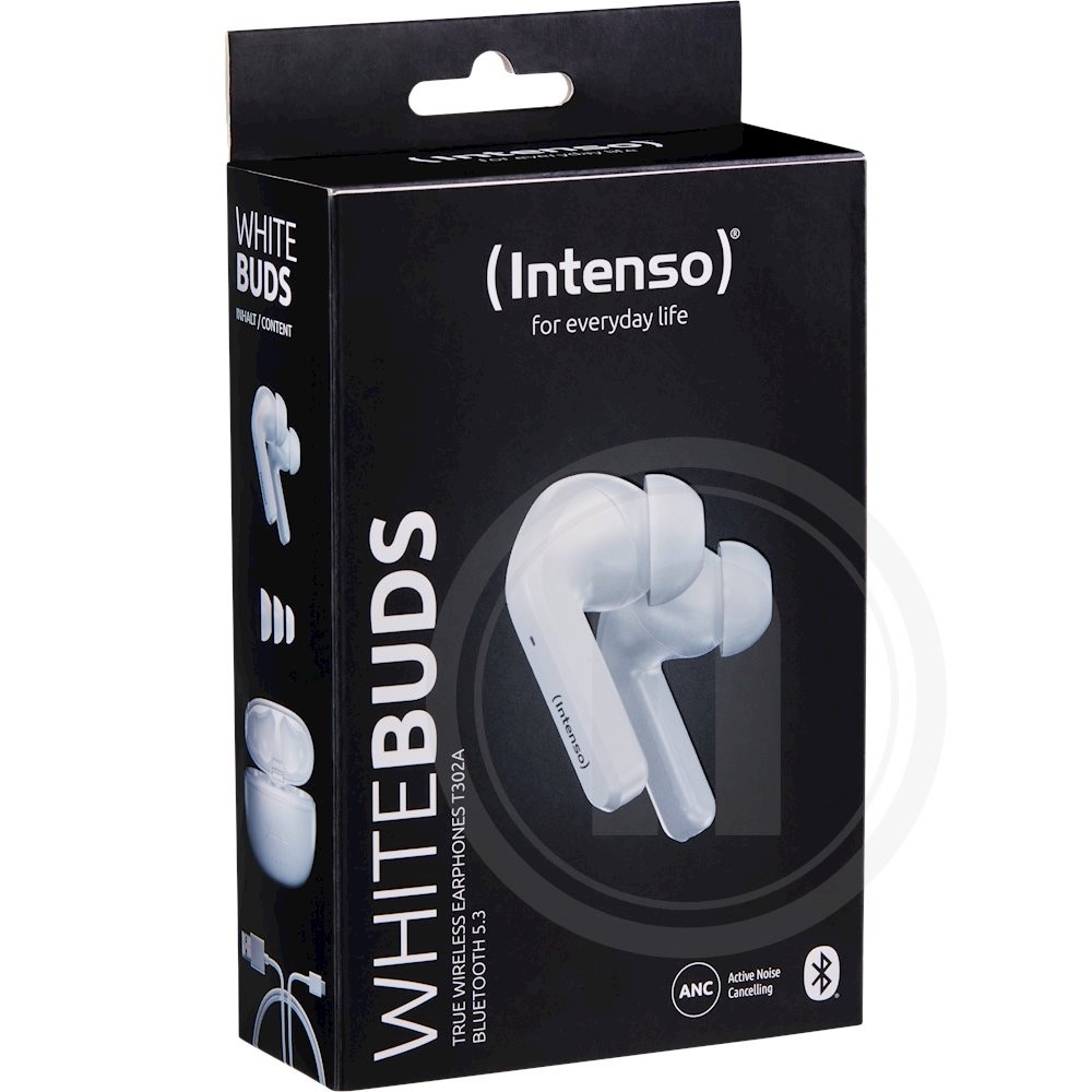 Intenso In-ear Høretelefoner Hvid