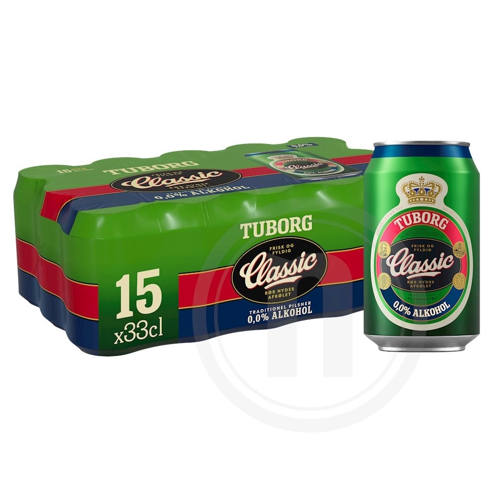 Tuborg Classic 0,0% (dåse)