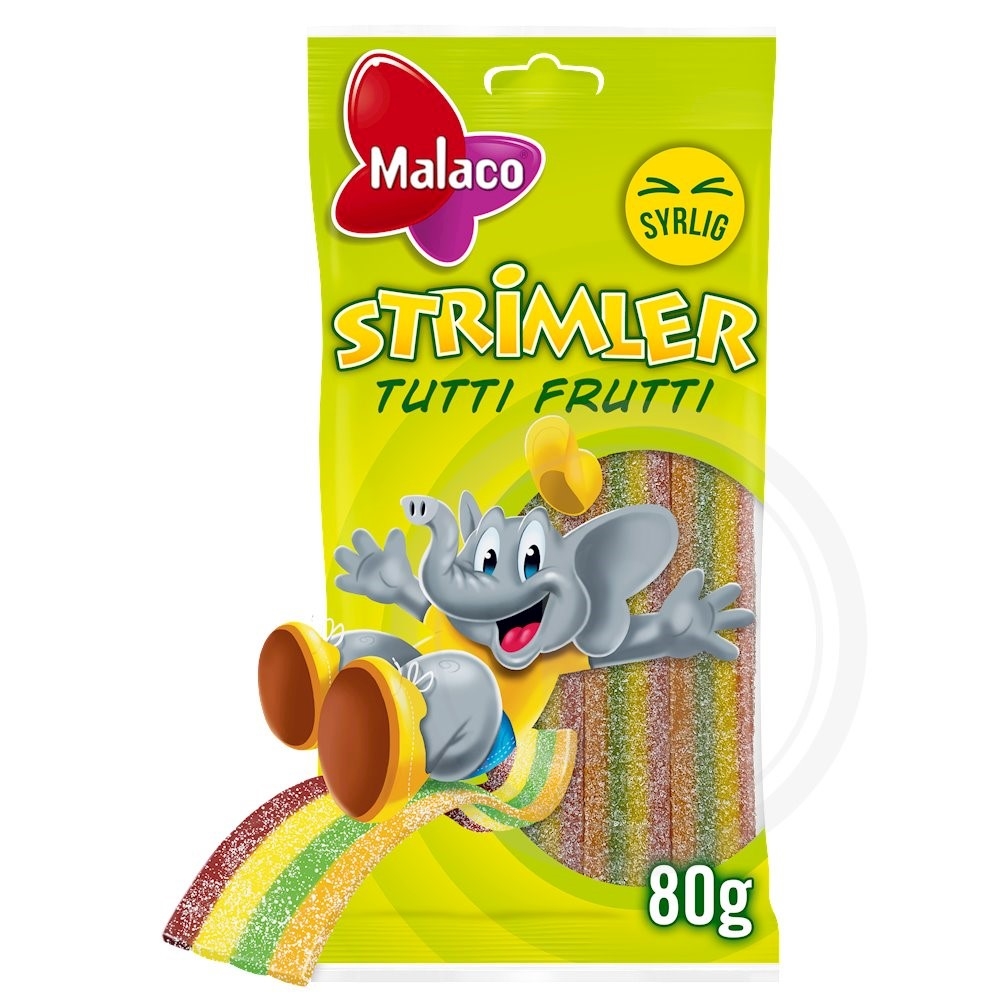 Tutti Frutti strimler (sure)