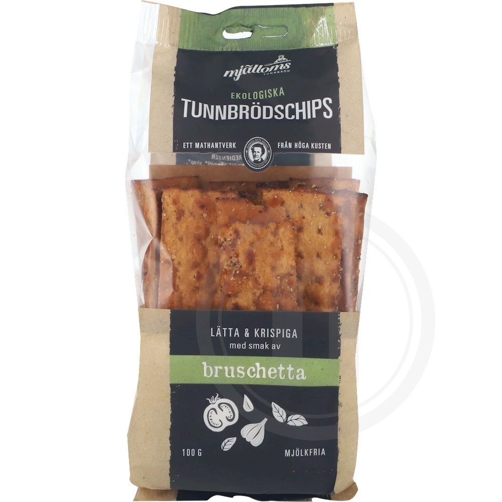 Tyndbrødschips bruschetta øko.