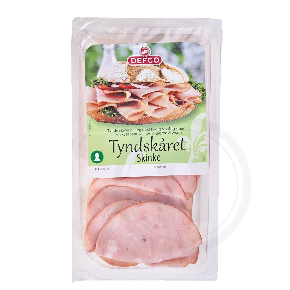 Tyndskåret skinke (røget)