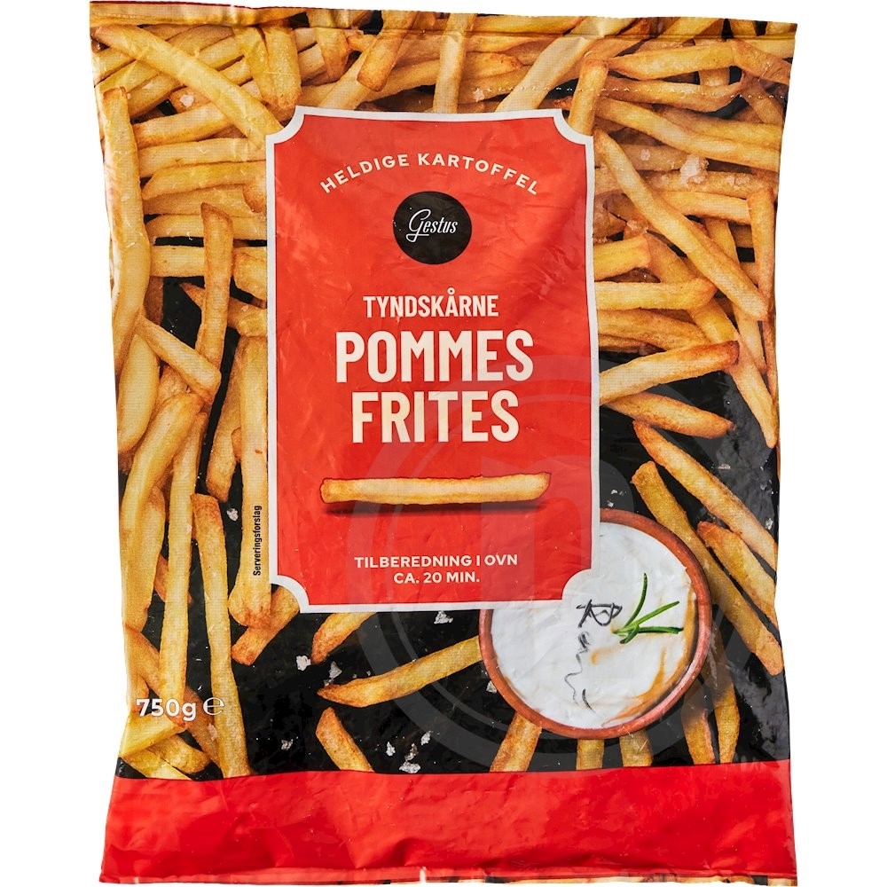 Gestus Tyndtskårne pommes frites