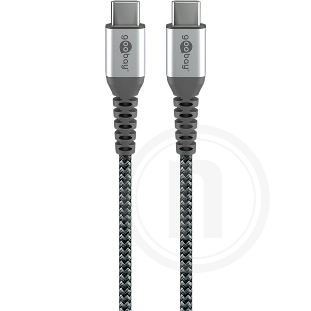 Goobay USB-C til USB-C kabel 2 m grå