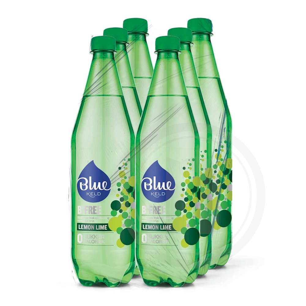 Blue Keld Vand med lemon/lime