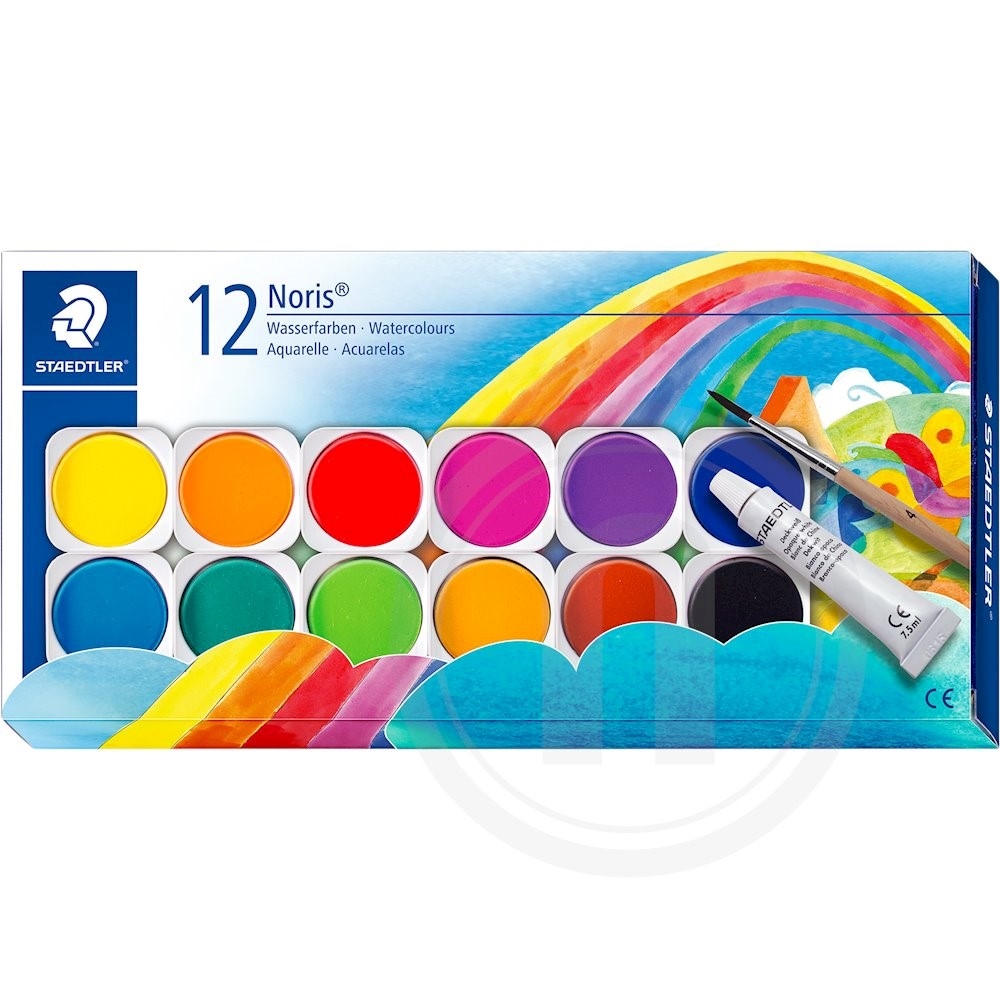 Staedtler Vandfarver 12 farver