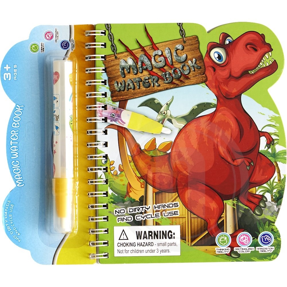 Vandmalebog Dinosaur