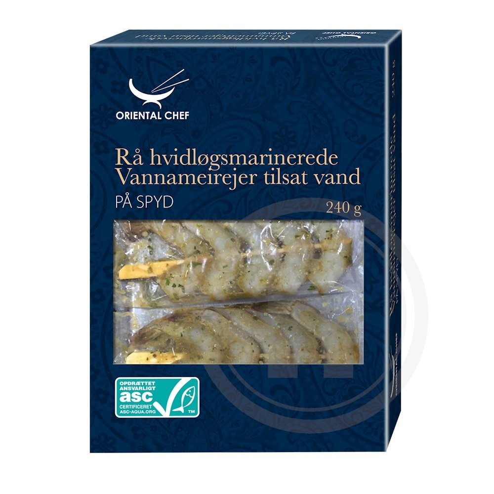 Vannamei Rejespyd (rå)