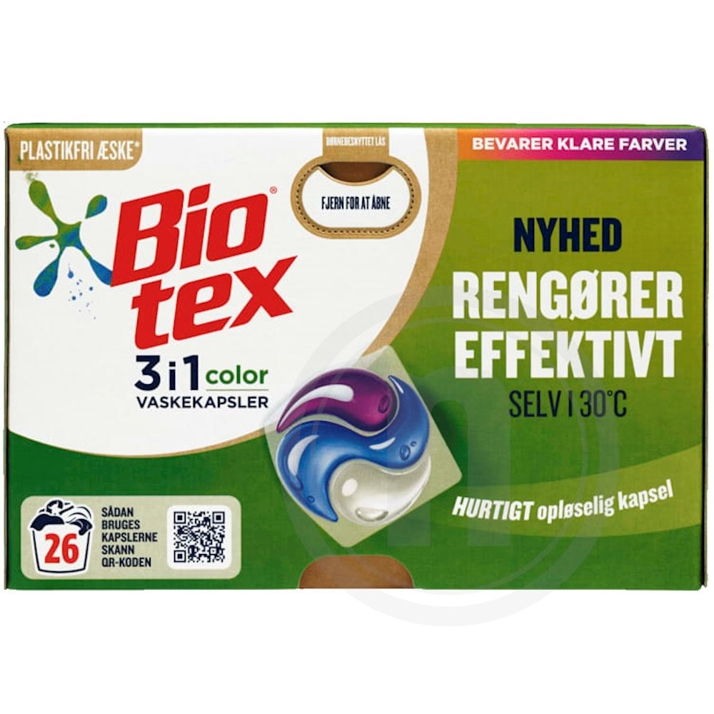 Vaskekapsler til kulørt (3i1)